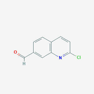 molecular formula C10H6ClNO B3159636 2-Chloroquinoline-7-carbaldehyde CAS No. 863549-06-8