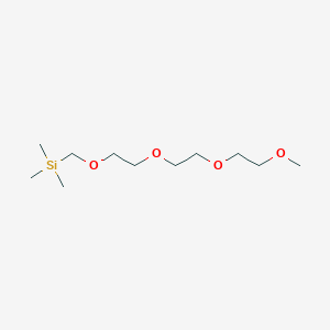 molecular formula C11H26O4Si B3159700 2,2-Dimethyl-4,7,10,13-tetraoxa-2-silatetradecane CAS No. 864079-63-0
