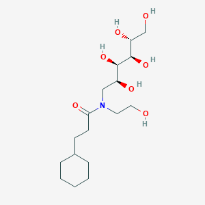 molecular formula C17H33NO7 B3159770 C-Hega-9 CAS No. 864434-14-0