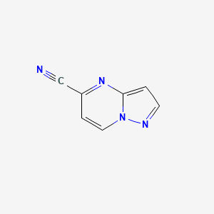 Pyrazolo[1,5-a]pyrimidine-5-carbonitrile