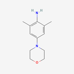 molecular formula C12H18N2O B3159801 2,6-Dimethyl-4-morpholin-4-yl-phenylamine CAS No. 864539-89-9