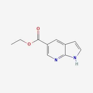 molecular formula C10H10N2O2 B3159804 ethyl 1H-pyrrolo[2,3-b]pyridine-5-carboxylate CAS No. 864681-18-5