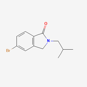 molecular formula C12H14BrNO B3159840 5-Bromo-2-isobutylisoindolin-1-one CAS No. 864866-84-2