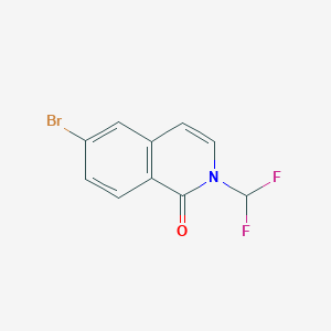 6-bromo-2-(difluoromethyl)isoquinolin-1(2H)-one