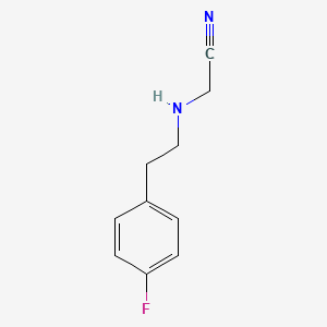 molecular formula C10H11FN2 B3159867 2-([2-(4-Fluorophenyl)ethyl]amino)acetonitrile CAS No. 864960-91-8