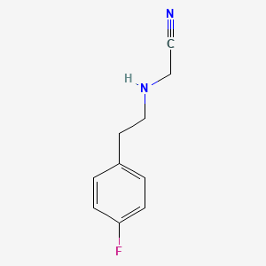 2-([2-(4-Fluorophenyl)ethyl]amino)acetonitrile