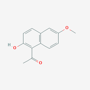 molecular formula C13H12O3 B3159913 1-(2-Hydroxy-6-methoxynaphthalen-1-yl)ethanone CAS No. 86539-78-8