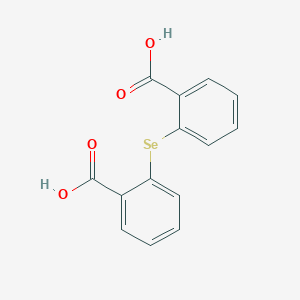 molecular formula C14H10O4Se B3160044 Bis(2-carboxyphenyl)selenide CAS No. 86571-08-6