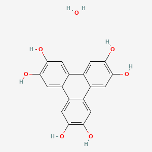 molecular formula C18H14O7 B3160073 2,3,6,7,10,11-Hexahydroxytriphenylene hydrate CAS No. 865836-87-9