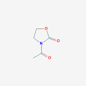 molecular formula C5H7NO3 B031601 3-乙酰基-2-噁唑烷酮 CAS No. 1432-43-5