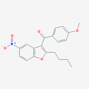 B031602 (2-Butyl-5-nitrobenzofuran-3-yl)(4-methoxyphenyl)methanone CAS No. 141627-42-1
