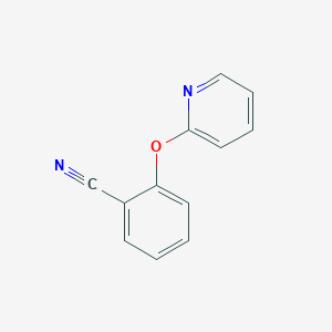 molecular formula C12H8N2O B3161170 2-(Pyridin-2-yloxy)benzonitrile CAS No. 868755-66-2