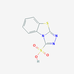 molecular formula C8H5N3O3S2 B316119 [1,2,4]Triazolo[3,4-b][1,3]benzothiazole-3-sulfonic acid 