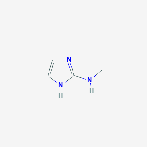 molecular formula C4H7N3 B031613 N-Methyl-1H-imidazol-2-amine CAS No. 5146-52-1