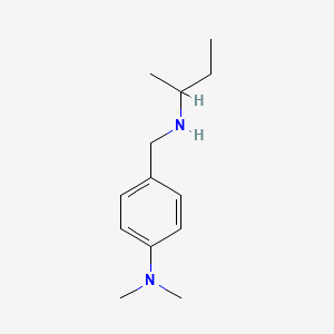molecular formula C13H22N2 B3161343 4-{[(Butan-2-yl)amino]methyl}-N,N-dimethylaniline CAS No. 869943-63-5