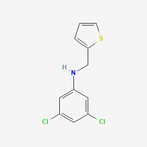 molecular formula C11H9Cl2NS B3161503 3,5-Dichloro-N-(2-thienylmethyl)aniline CAS No. 870540-74-2