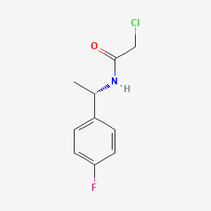 2-chloro-N-[(1S)-1-(4-fluorophenyl)ethyl]acetamide