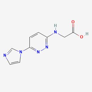 (6-Imidazol-1-yl-pyridazin-3-ylamino)-acetic acid
