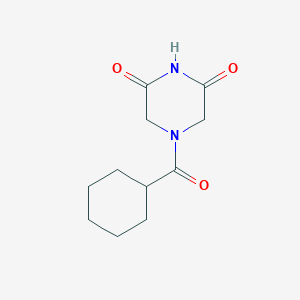 4-(Cyclohexanecarbonyl)piperazine-2,6-dione