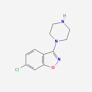 3-(1-Piperazinyl)-6-chloro-1,2-benzisoxazole