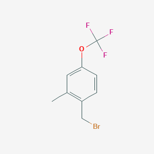 molecular formula C9H8BrF3O B031625 2-Methyl-4-(trifluoromethoxy)benzyl bromide CAS No. 261951-95-5