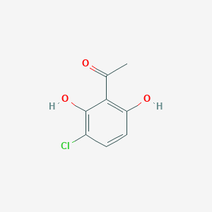 molecular formula C8H7ClO3 B3162656 1-(3-Chloro-2,6-dihydroxyphenyl)ethan-1-one CAS No. 87953-93-3