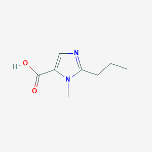 molecular formula C8H12N2O2 B3162783 1-Methyl-2-propyl-1H-imidazole-5-carboxylic acid CAS No. 881539-51-1