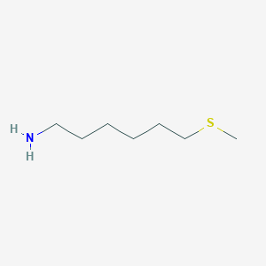 molecular formula C7H17NS B031628 6-(Methylsulfanyl)hexan-1-amine CAS No. 62580-22-7