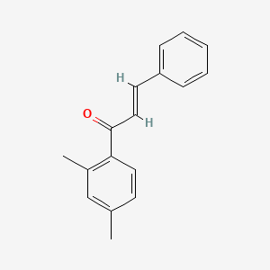 molecular formula C17H16O B3162830 1-(2,4-Dimethylphenyl)-3-phenylprop-2-en-1-one CAS No. 881916-05-8