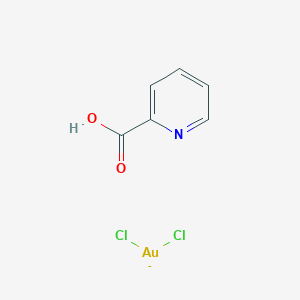 molecular formula C6H5AuCl2NO2- B3162866 Dichloro(2-pyridinecarboxylato)gold CAS No. 88215-41-2