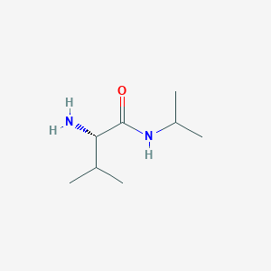 molecular formula C8H18N2O B3162893 N-Isopropyl L-Valinamide CAS No. 882528-81-6