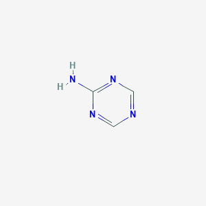 molecular formula C3H4N4 B031629 1,3,5-Triazin-2-amine CAS No. 4122-04-7