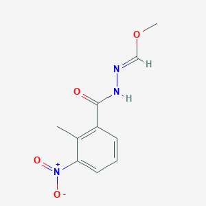 methyl N-(2-methyl-3-nitrobenzoyl)hydrazonoformate