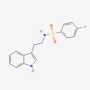 N-[2-(1H-indol-3-yl)ethyl]-4-iodobenzenesulfonamide