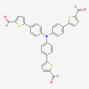 2-Thiophenecarboxaldehyde, 5,5',5''-(nitrilotri-4,1-phenylene)tris-