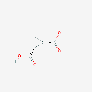 (1R,2S)-2-(methoxycarbonyl)cyclopropane-1-carboxylic acid