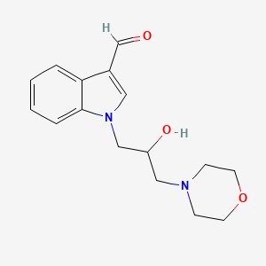 molecular formula C16H20N2O3 B3163309 1-(2-Hydroxy-3-morpholin-4-yl-propyl)-1H-indole-3-carbaldehyde CAS No. 883543-10-0