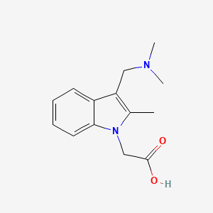 (3-Dimethylaminomethyl-2-methyl-indol-1-yl)-acetic acid