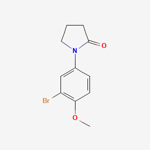 1-(3-Bromo-4-methoxyphenyl)pyrrolidin-2-one