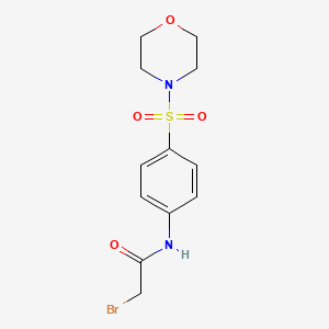 2-Bromo-N-[4-(4-morpholinylsulfonyl)phenyl]-acetamide