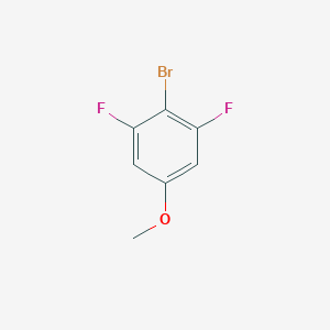 molecular formula C7H5BrF2O B031635 4-溴-3,5-二氟苯甲醚 CAS No. 202865-61-0