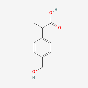 2-[4-(hydroxymethyl)phenyl]propanoic Acid