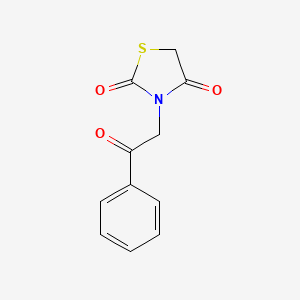 3-(2-Oxo-2-phenylethyl)-1,3-thiazolidine-2,4-dione