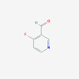 molecular formula C6H4FNO B3163535 4-Fluoropyridine-3-carbaldehyde CAS No. 884495-32-3