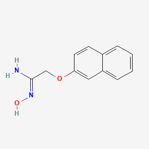 (Z)-N'-hydroxy-2-(naphthalen-2-yloxy)acetimidamide