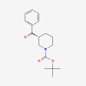 tert-Butyl (3R)-3-benzoylpiperidine-1-carboxylate