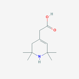 (2,2,6,6-Tetramethyl-1,2,3,6-tetrahydro-pyridin-4-yl)-acetic acid