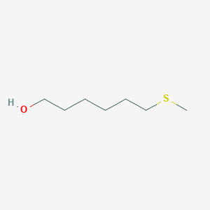 molecular formula C7H16OS B031636 1-Hexanol, 6-(methylthio)- CAS No. 98433-41-1