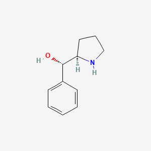 molecular formula C11H15NO B3163679 (S)-Phenyl((R)-pyrrolidin-2-yl)methanol CAS No. 885462-68-0