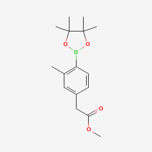 Methyl 2-(3-methyl-4-(4,4,5,5-tetramethyl-1,3,2-dioxaborolan-2-yl)phenyl)acetate